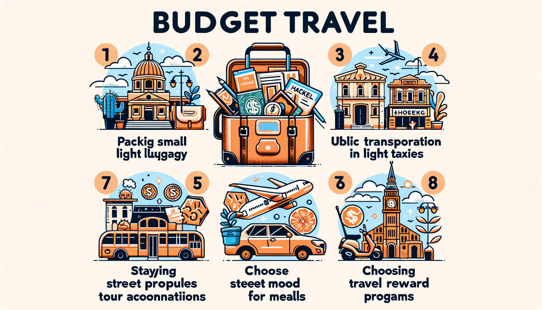 Comment voyager autour du monde avec un budget minuscule ?